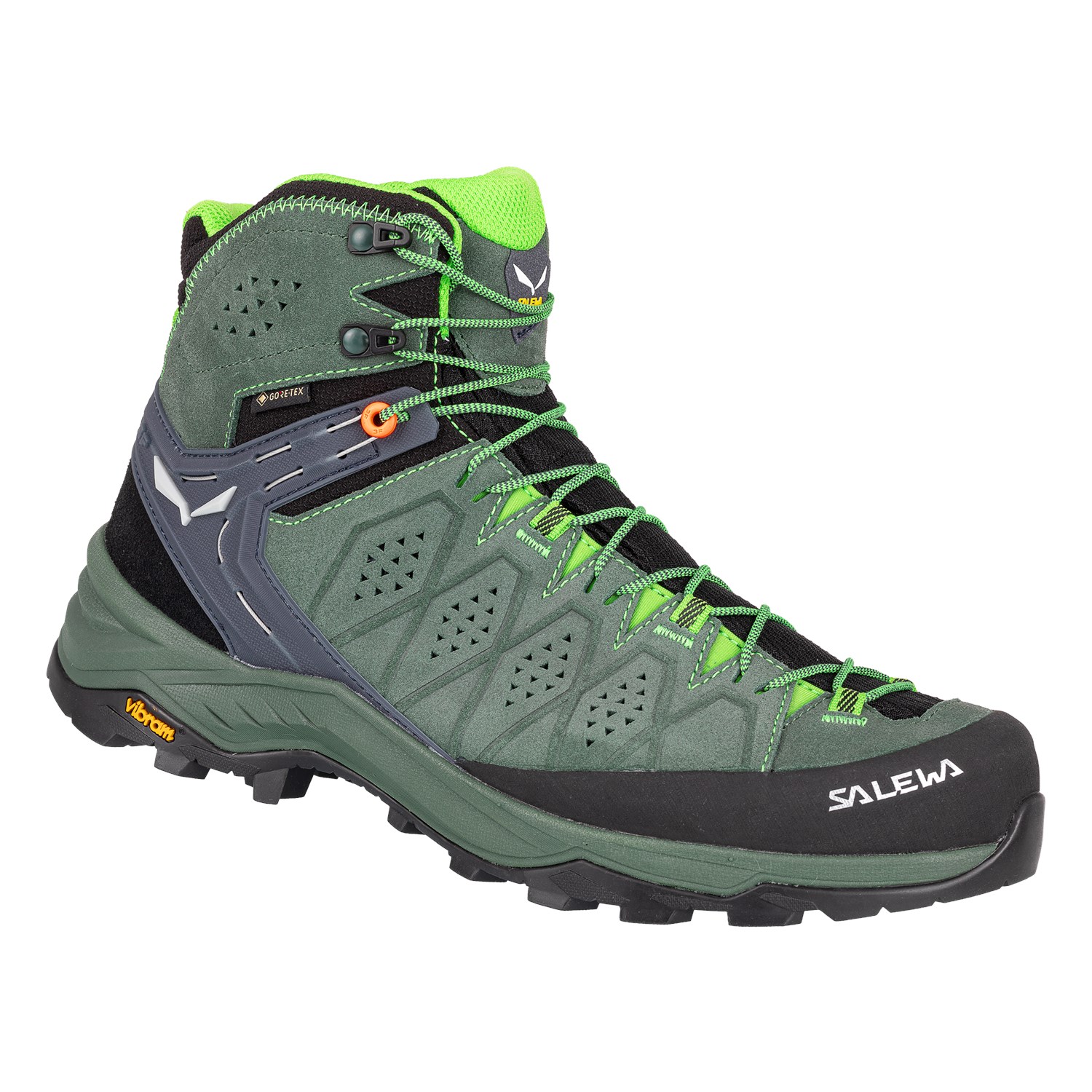 Botas Salewa Alp Trainer 2 Mid GORE-TEX® Homem Verdes 125HZABMW